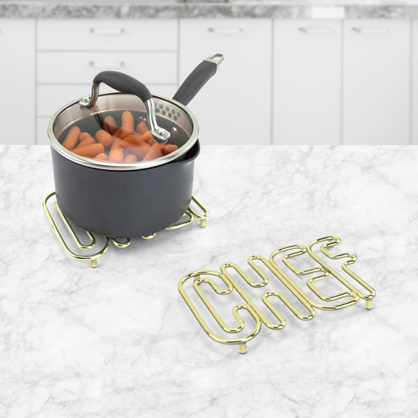 Ivy Bronx Novelty Trivet Metal 1 Piece Trivet Wayfair